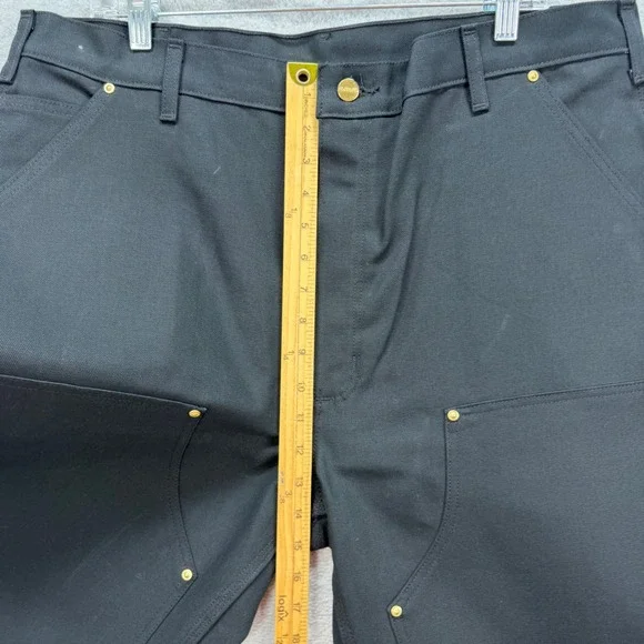 Carhartt B01 Double Front Work Pants Mens 40x34 Black Loose Fit Firm Duck NWT - Picture 11 of 14